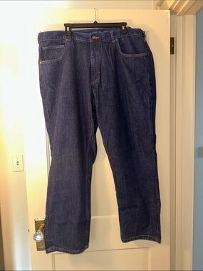 Patagonia Men's Straight-Leg Jeans in Deep Blue Denim